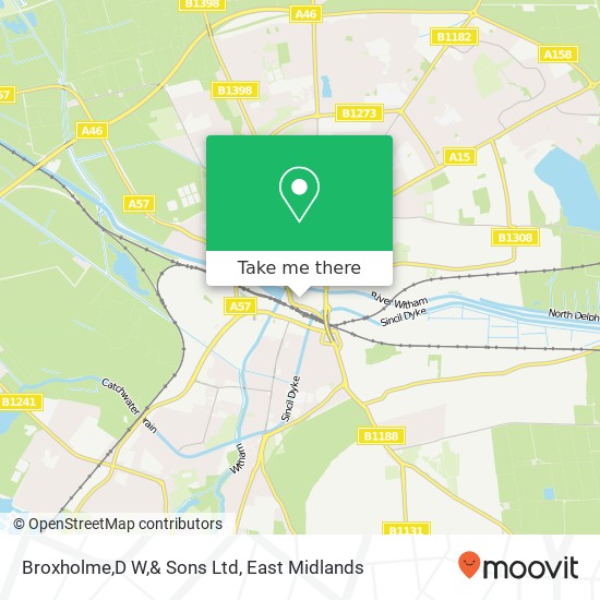 Broxholme,D W,& Sons Ltd map