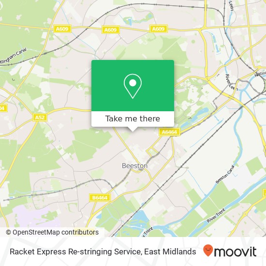 Racket Express Re-stringing Service map