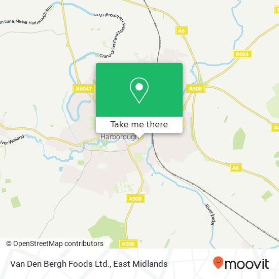 Van Den Bergh Foods Ltd. map