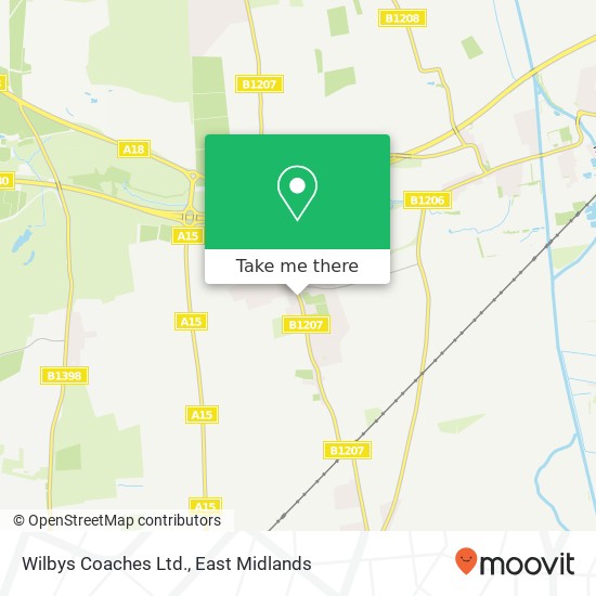 Wilbys Coaches Ltd. map