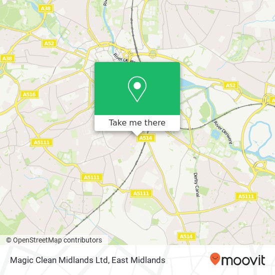 Magic Clean Midlands Ltd map