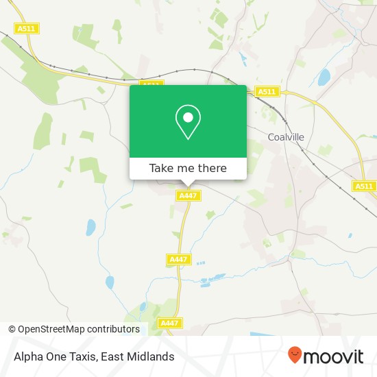 Alpha One Taxis map