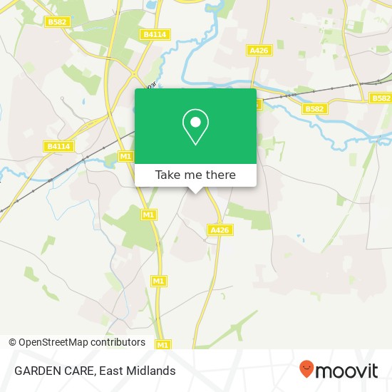 GARDEN CARE map