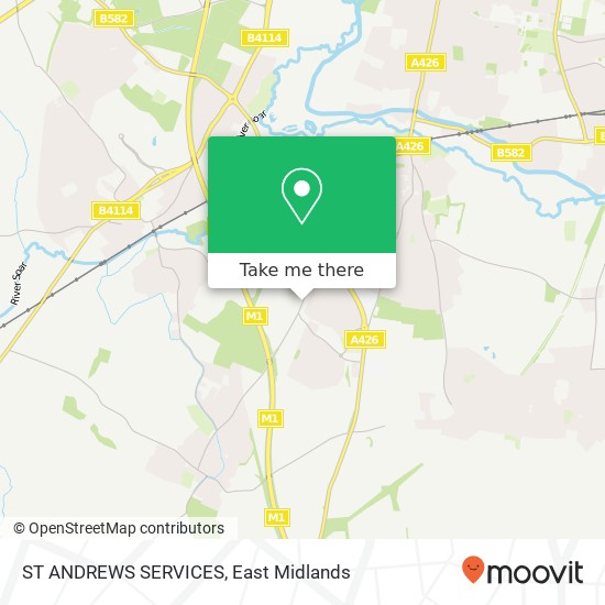ST ANDREWS SERVICES map