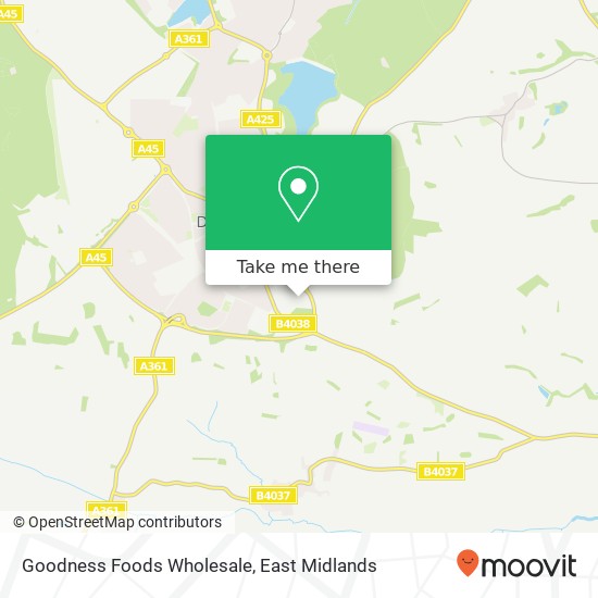 Goodness Foods Wholesale map