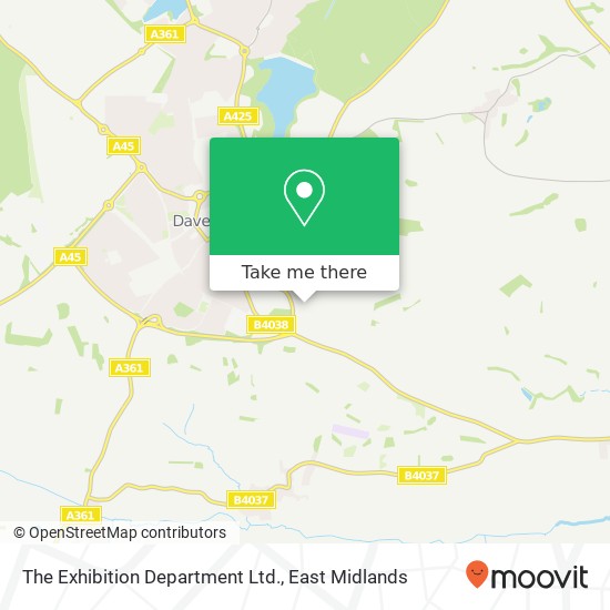 The Exhibition Department Ltd. map