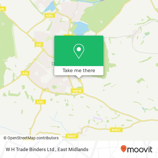 W H Trade Binders Ltd. map