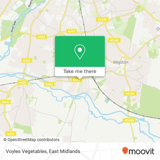 Voyles Vegetables map