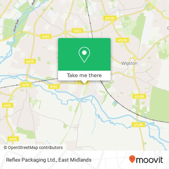 Reflex Packaging Ltd. map