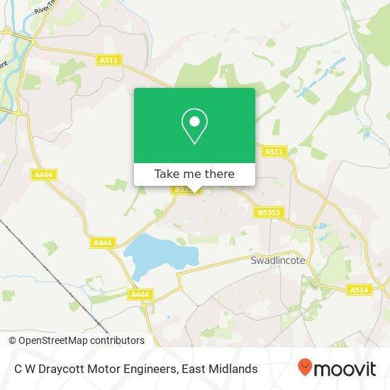C W Draycott Motor Engineers map