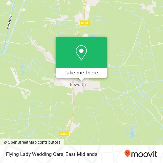 Flying Lady Wedding Cars map