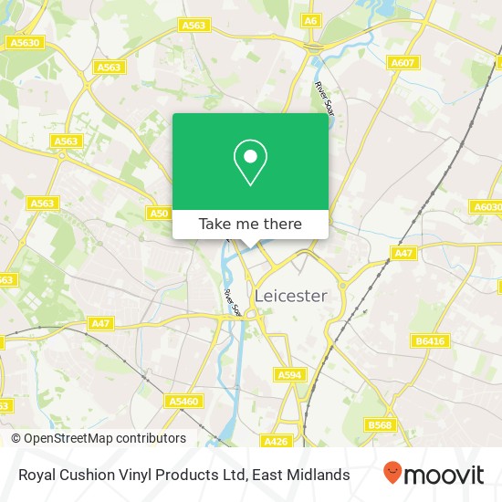 Royal Cushion Vinyl Products Ltd map