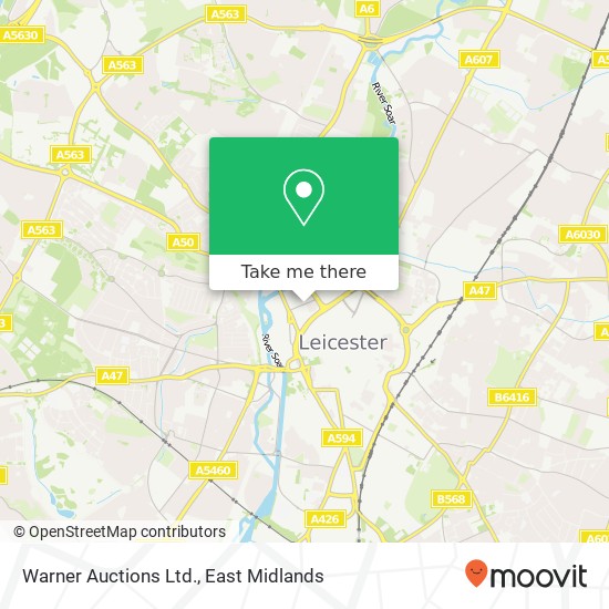 Warner Auctions Ltd. map