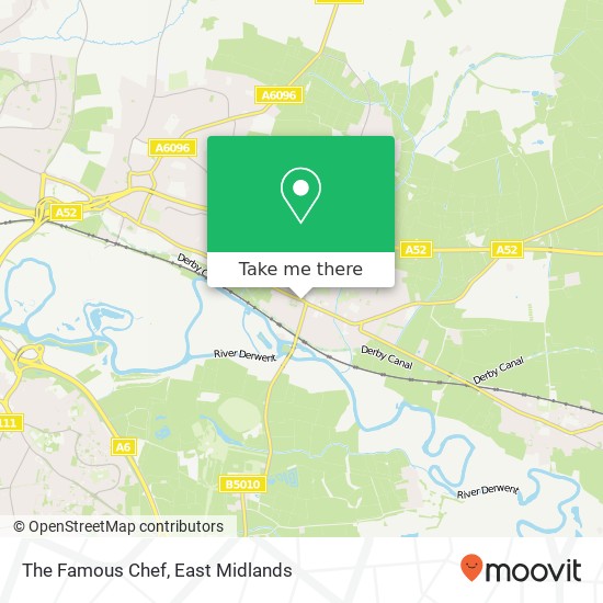 The Famous Chef map