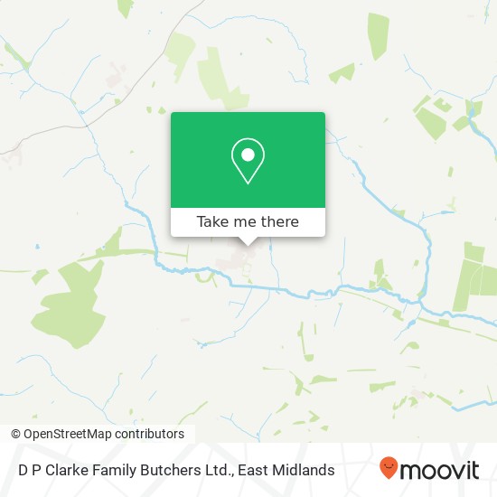 D P Clarke Family Butchers Ltd. map