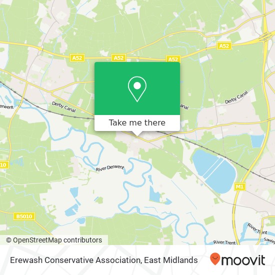 Erewash Conservative Association map