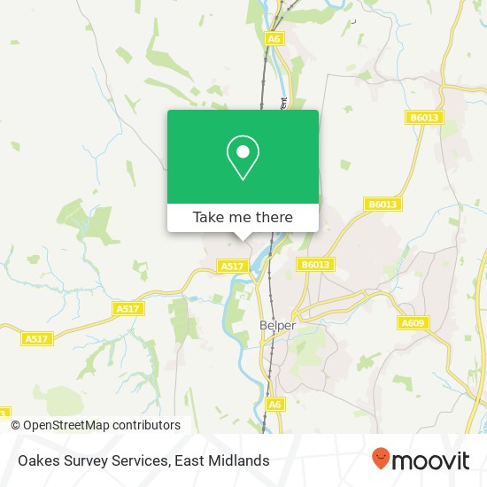 Oakes Survey Services map