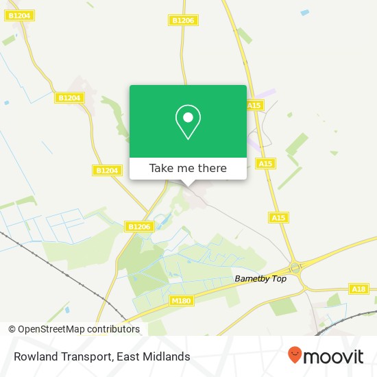 Rowland Transport map