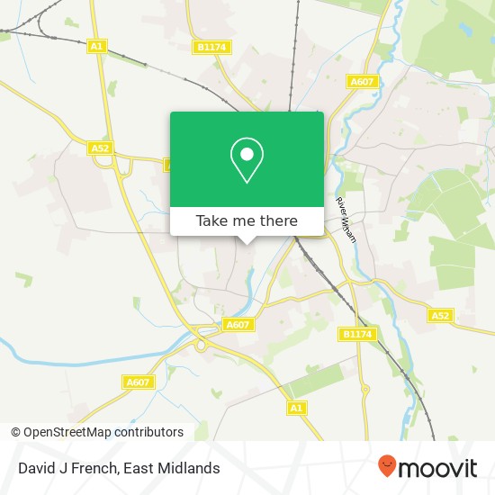 David J French map
