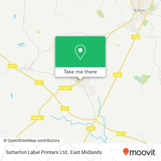 Sutterton Label Printers Ltd. map
