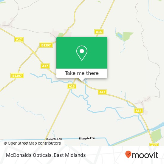 McDonalds Opticals map