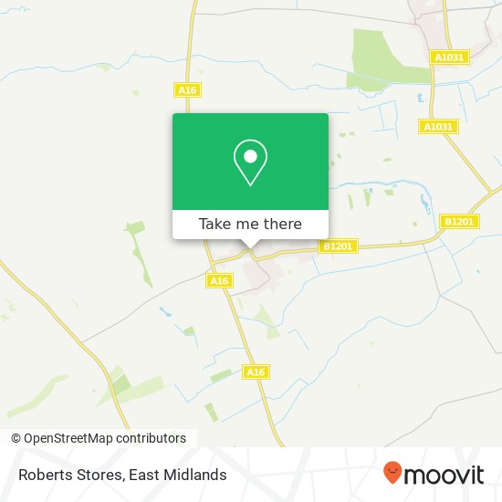 Roberts Stores map