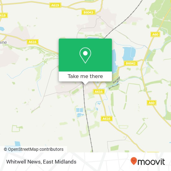 Whitwell News map