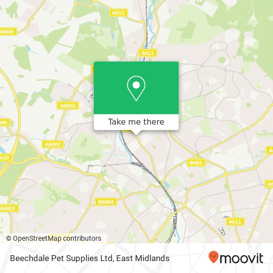 Beechdale Pet Supplies Ltd map
