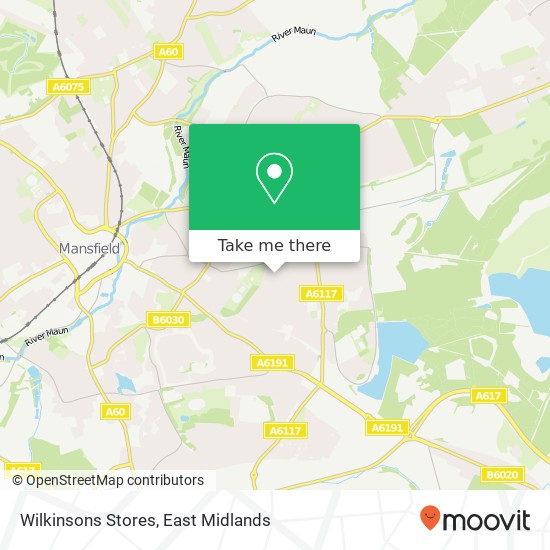 Wilkinsons Stores map