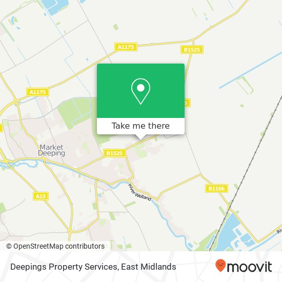 Deepings Property Services map