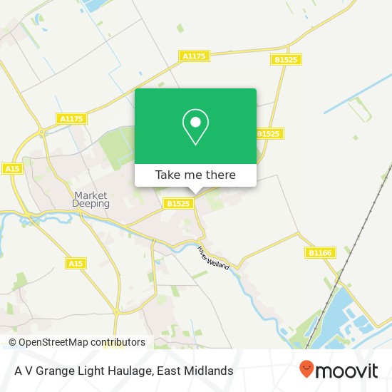A V Grange Light Haulage map