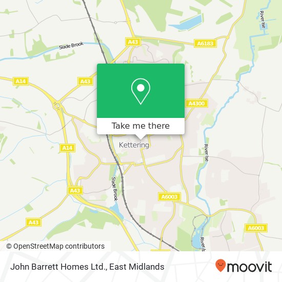 John Barrett Homes Ltd. map