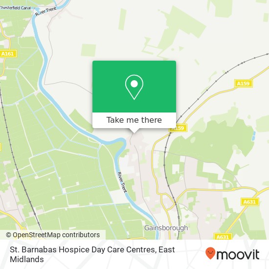St. Barnabas Hospice Day Care Centres map