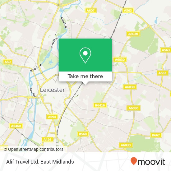 Alif Travel Ltd map