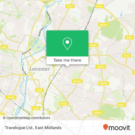 Travelogue Ltd. map