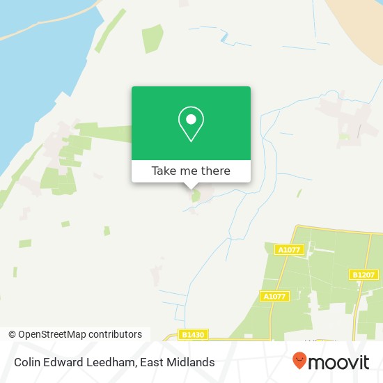 Colin Edward Leedham map