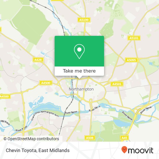 Chevin Toyota map
