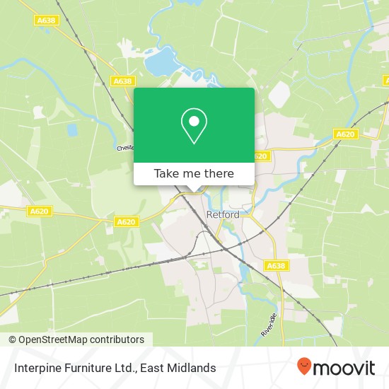Interpine Furniture Ltd. map