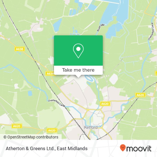 Atherton & Greens Ltd. map