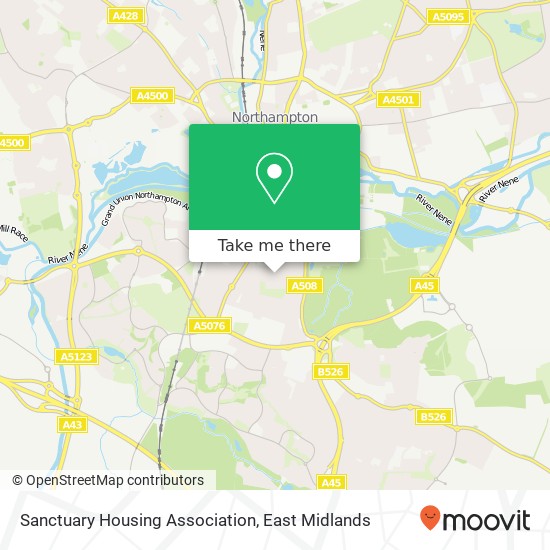 Sanctuary Housing Association map