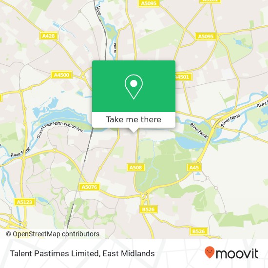 Talent Pastimes Limited map
