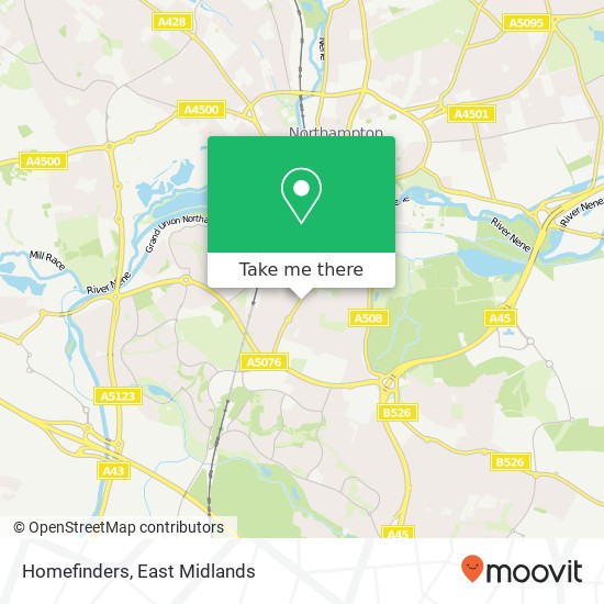 Homefinders map