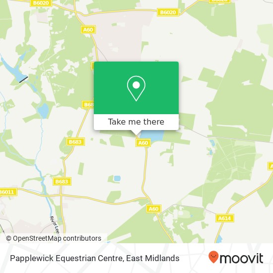 Papplewick Equestrian Centre map