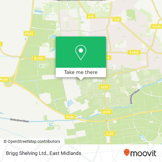 Brigg Shelving Ltd. map