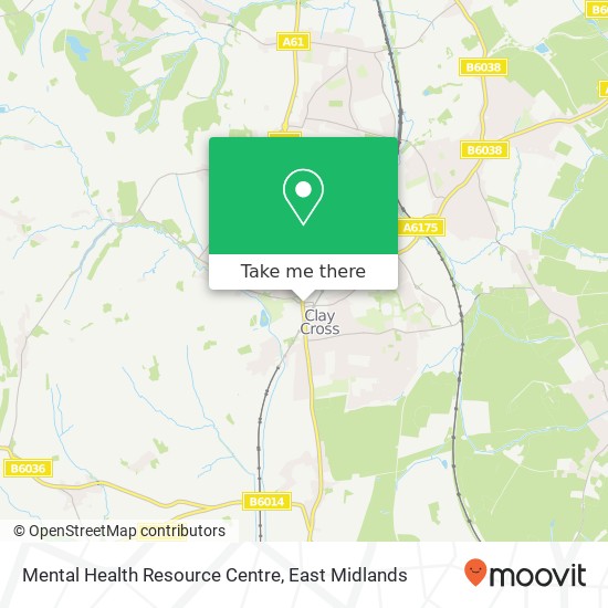 Mental Health Resource Centre map
