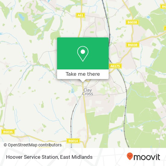 Hoover Service Station map