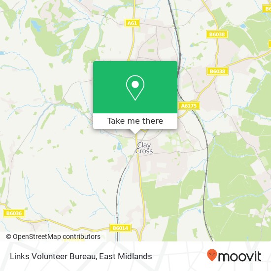 Links Volunteer Bureau map
