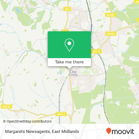 Margarets Newsagents map