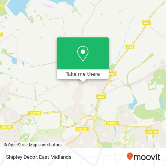 Shipley Decor map