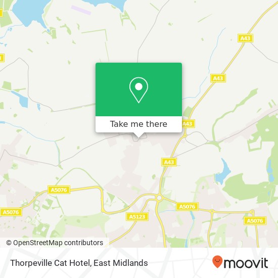 Thorpeville Cat Hotel map